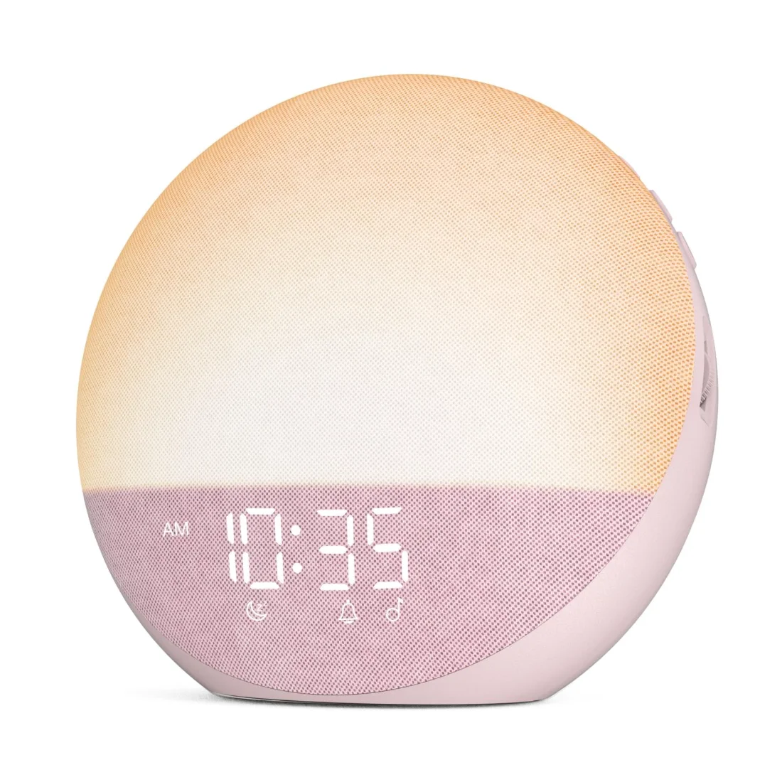 Odokee H03 Sunrise Wake-Up Light, Sakura Pink, front view